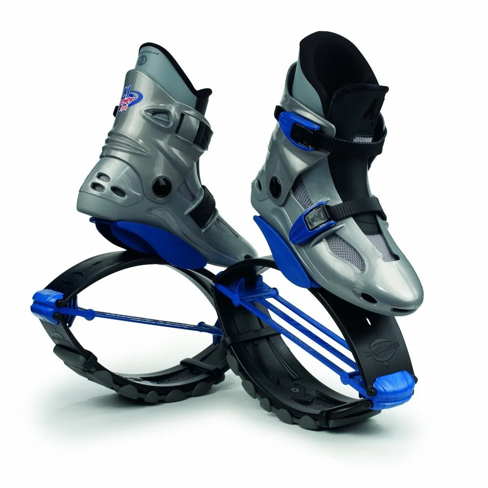 Kids Silver Blue Kangoo Jumps — Boston Jumps